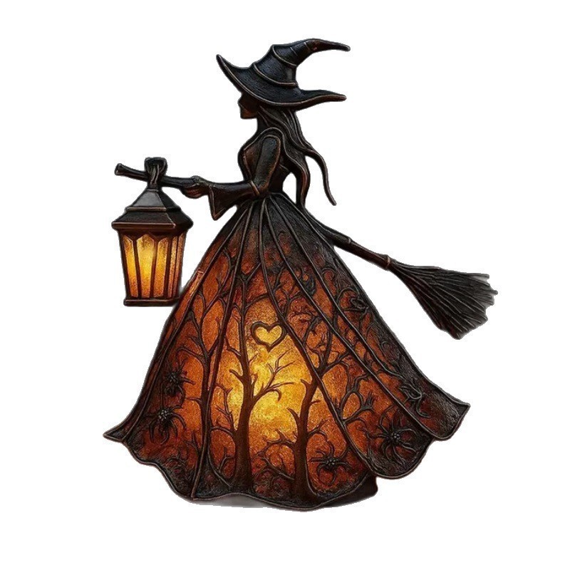 Decor Lighting & Decor Fires - Cadı Reçine Masaüstü Gece Lambası, USB