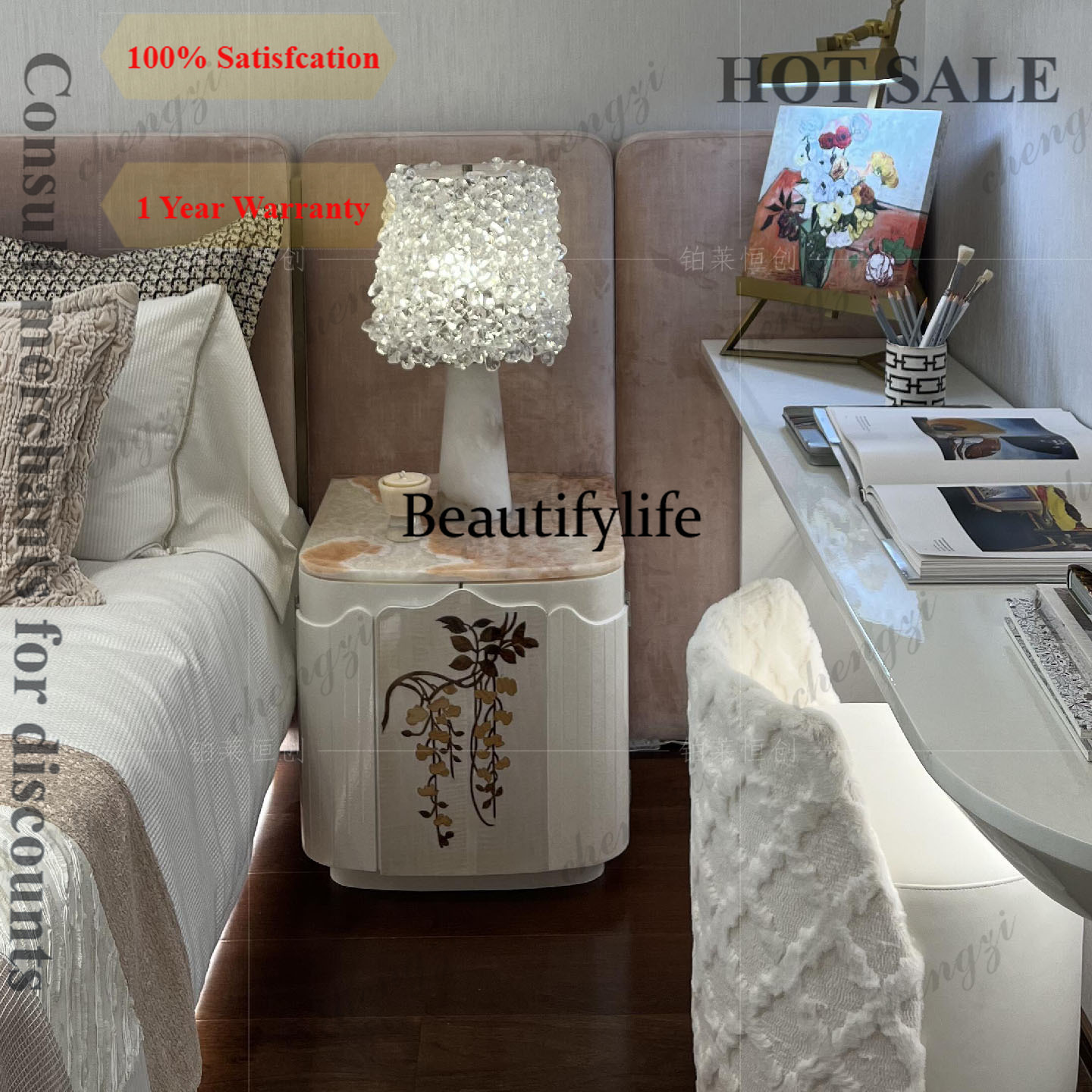 Home Lighting & Decor St Catharines On - B567 İtalyan hafif lüks komodin, üst