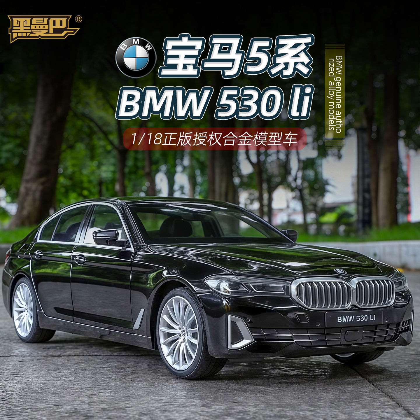Ok Lighting Decor - OK 1:18 BMW 530li alaşımlı araba
