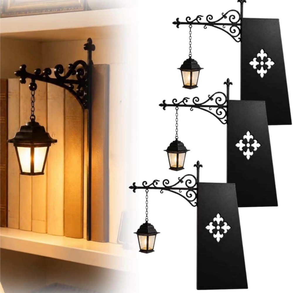 Decor Lighting & Decor Fires - Kütüphane Feneri Dekoratif Kitaplık Aydınlatması Retro