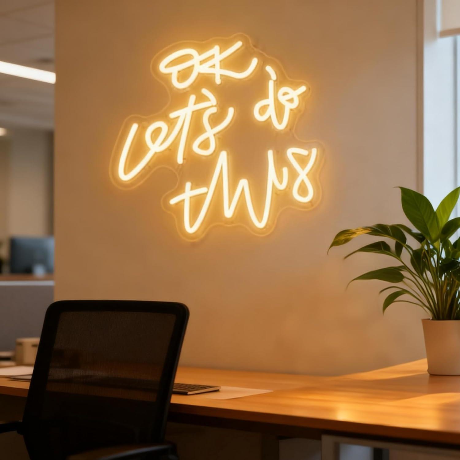 Ok Lighting Decor - Tamam, Hadi Yapalım Bu Neon Tabela