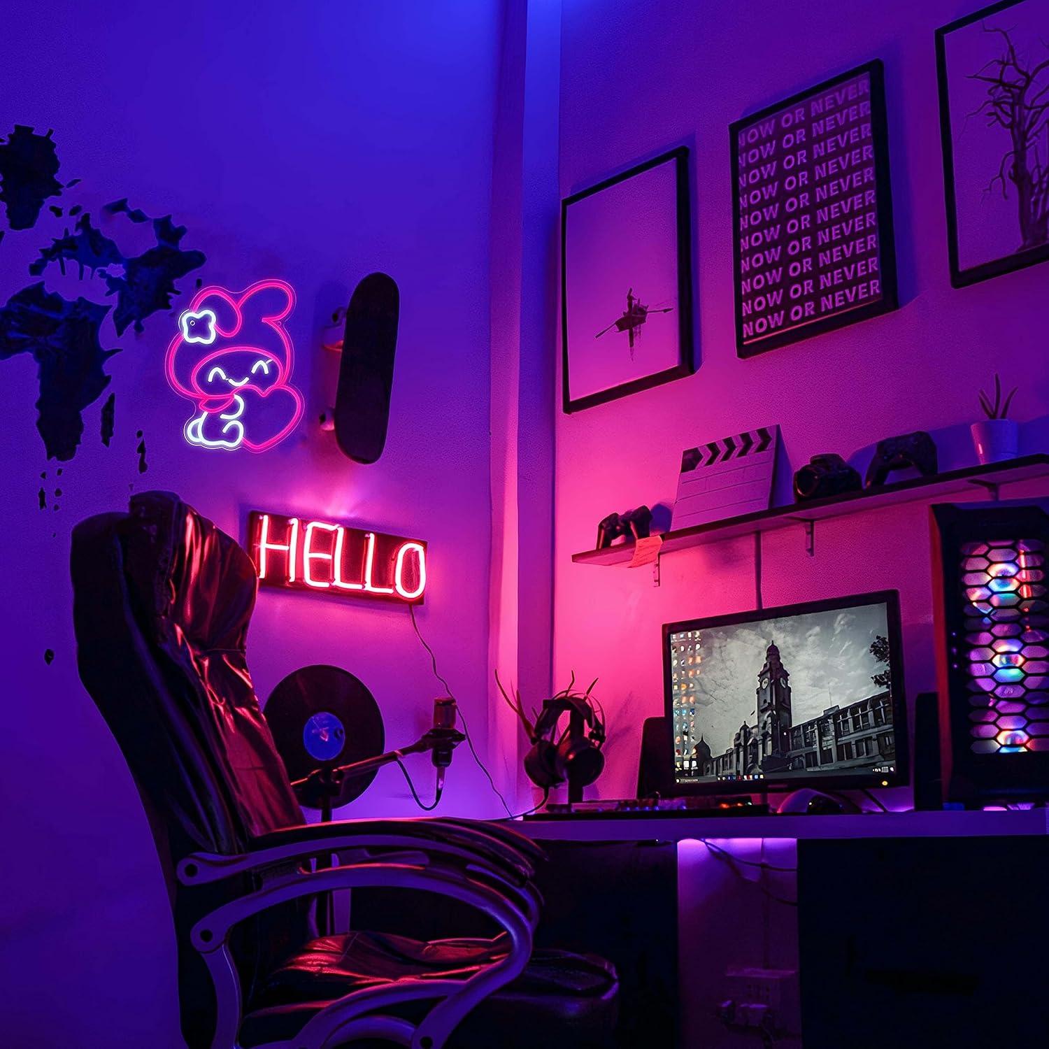 Anime Neon Burcu Japon LED Neo - Lighting Decor For Living Room incelemesi ve fiyatı