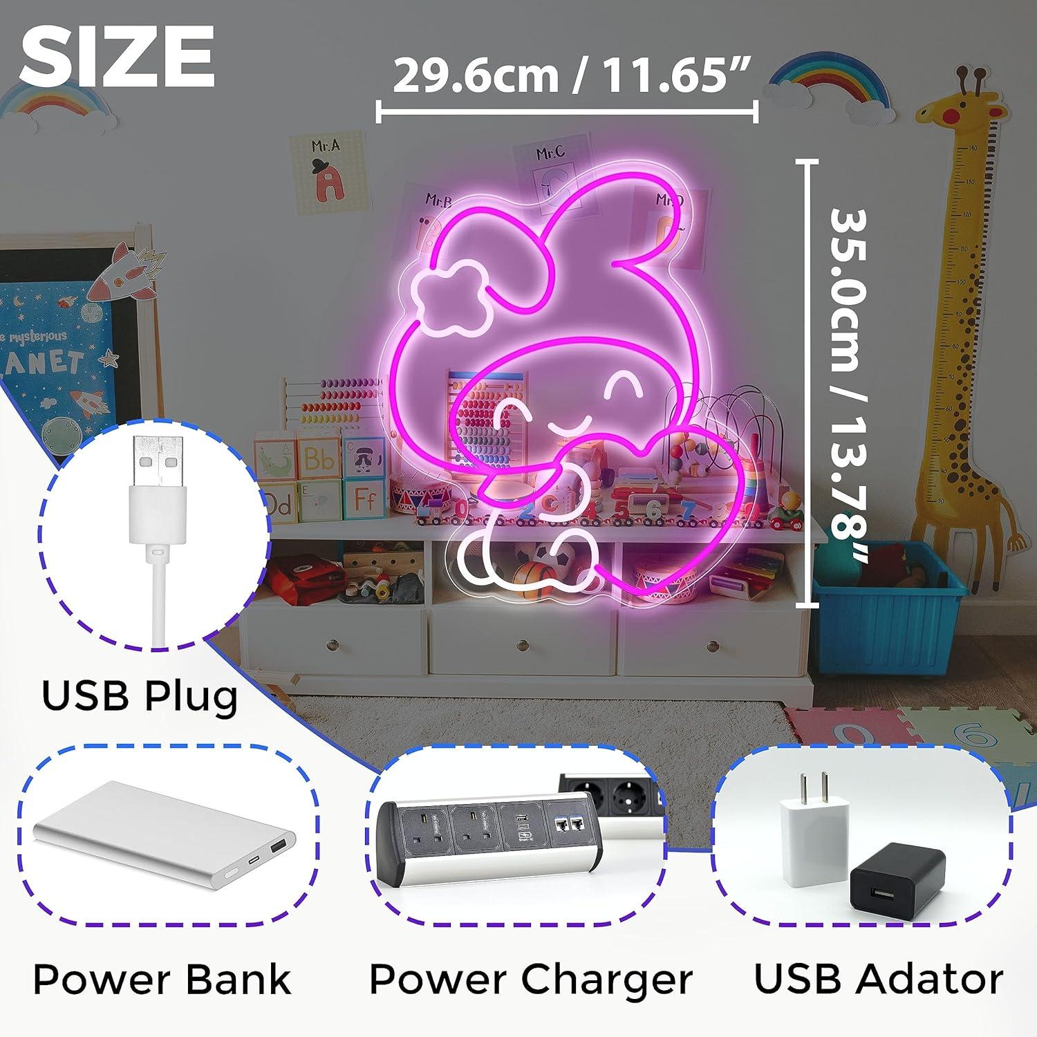 Anime Neon Burcu Japon LED Neo - Lighting Decor For Living Room incelemesi ve fiyatı