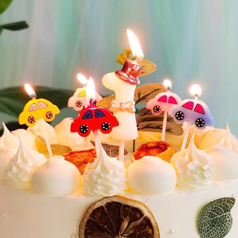 5'li Araba Mumları Çocuk Doğum - Lighting Mcqueen Birthday Decor incelemesi ve fiyatı