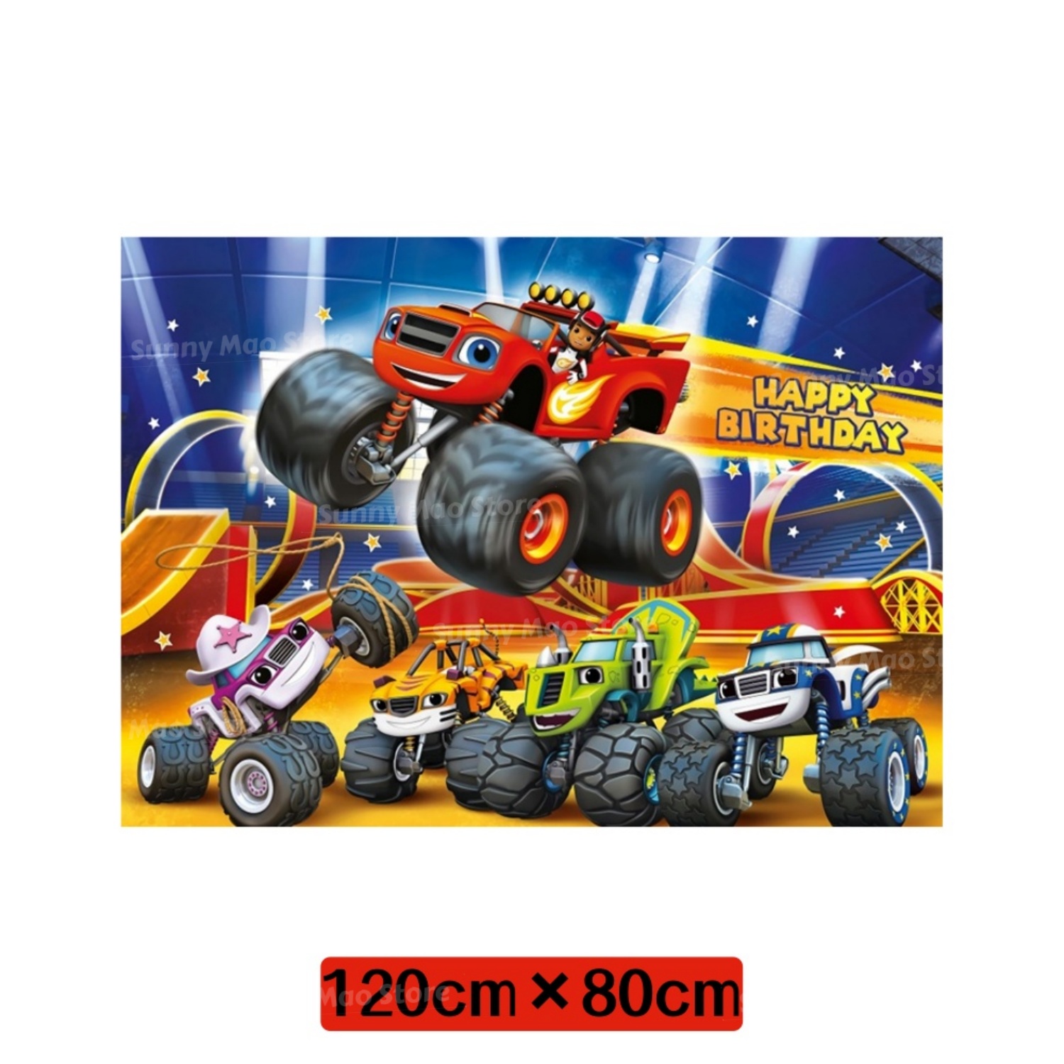 Blaze Canavarı Doğum Günü Part - Lighting Mcqueen Birthday Decor incelemesi ve fiyatı