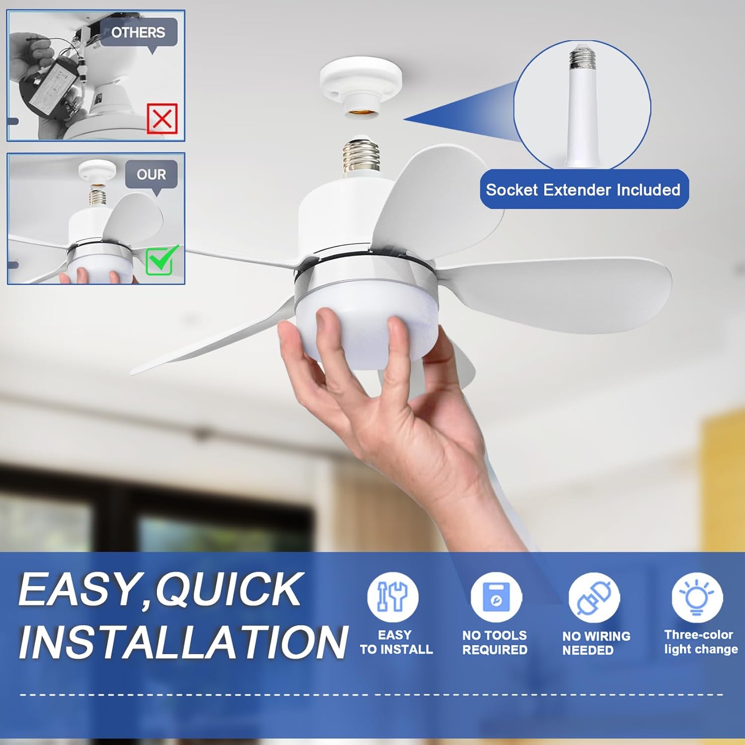 Uzaktan Kumandalı Soket Fan La - Lighting Decor Home incelemesi ve fiyatı