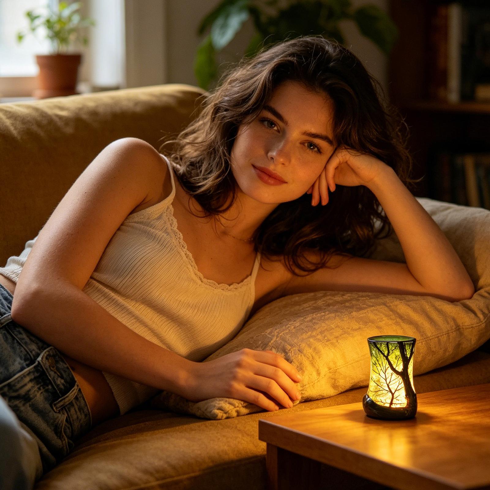 Başucu Masa Lambası Orman Gece - Lighting Decor Home incelemesi ve fiyatı
