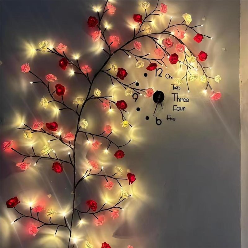 USB DIY Akçaağaç Gül Söğüt Asm - Lighting Decor Home incelemesi ve fiyatı