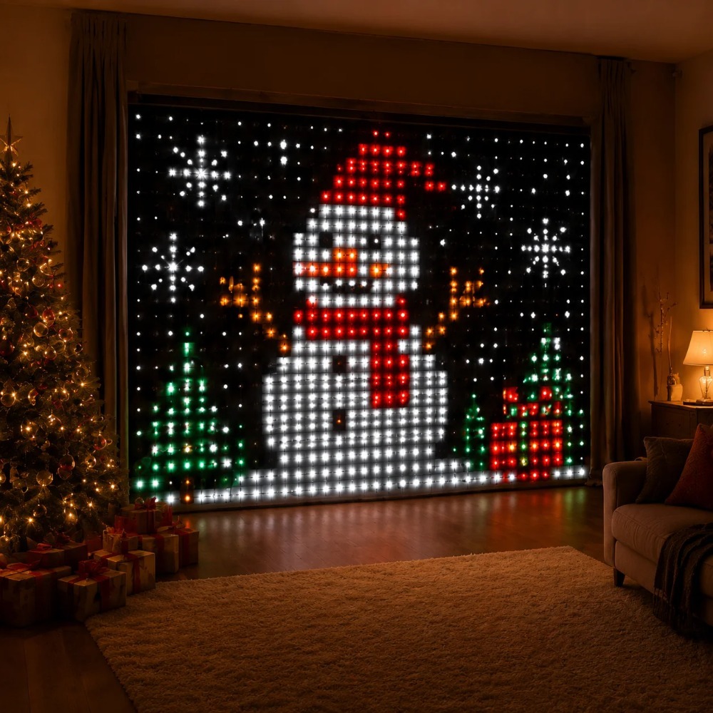LED Piksel Perde Işıkları Blue - Lighting Decor Home incelemesi ve fiyatı