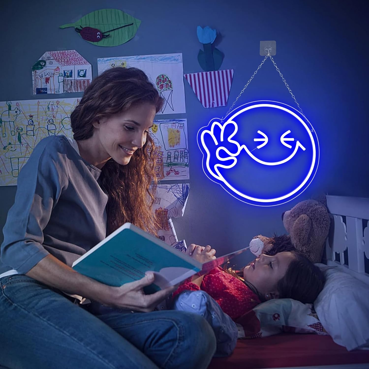 Emoji Gülümseme TAMAM Neon Bur - Ok Lighting Decor incelemesi ve fiyatı