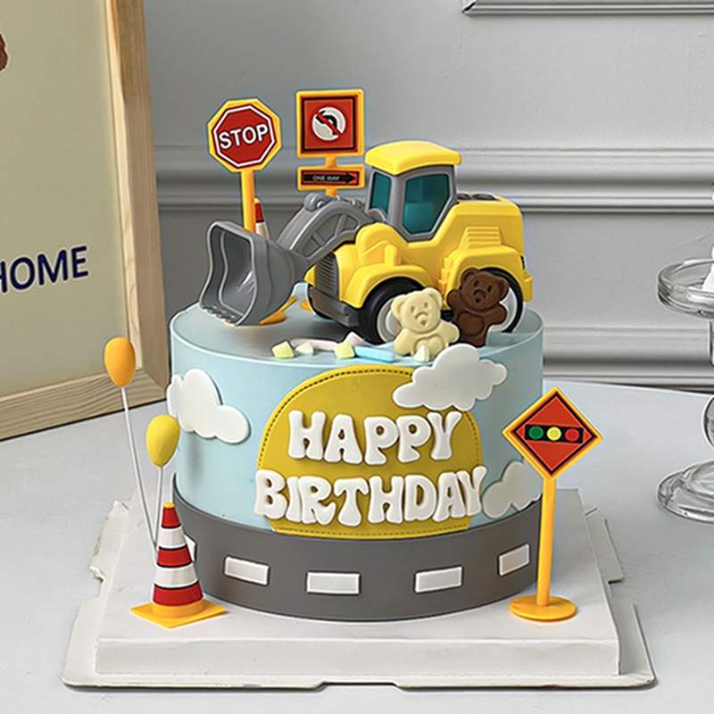 Inşaat Kek Toppers Doğum Günü  - Lighting Mcqueen Birthday Decor incelemesi ve fiyatı