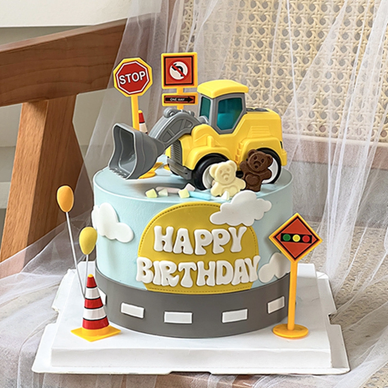 Inşaat Kek Toppers Doğum Günü  - Lighting Mcqueen Birthday Decor incelemesi ve fiyatı