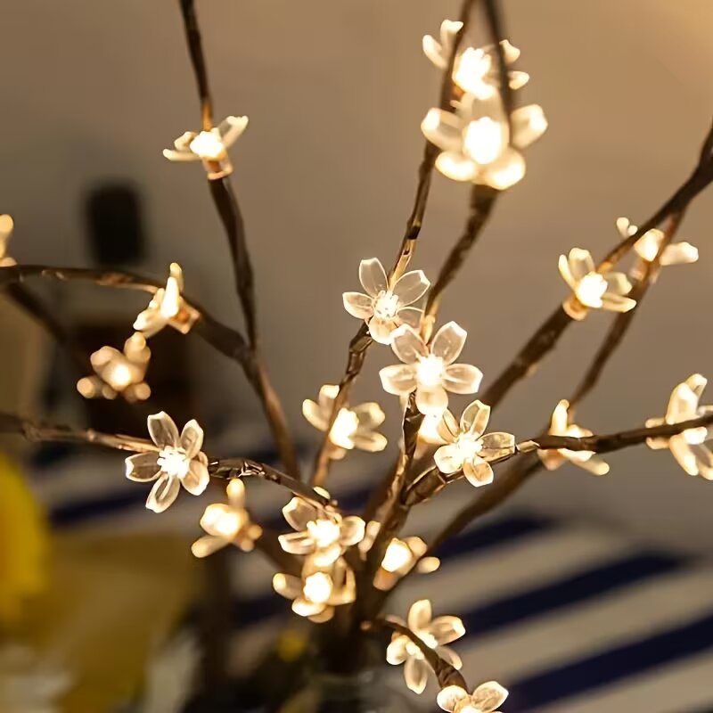 1/2 adet 20LED kiraz çiçeği ağ - Lighting Decor Home incelemesi ve fiyatı