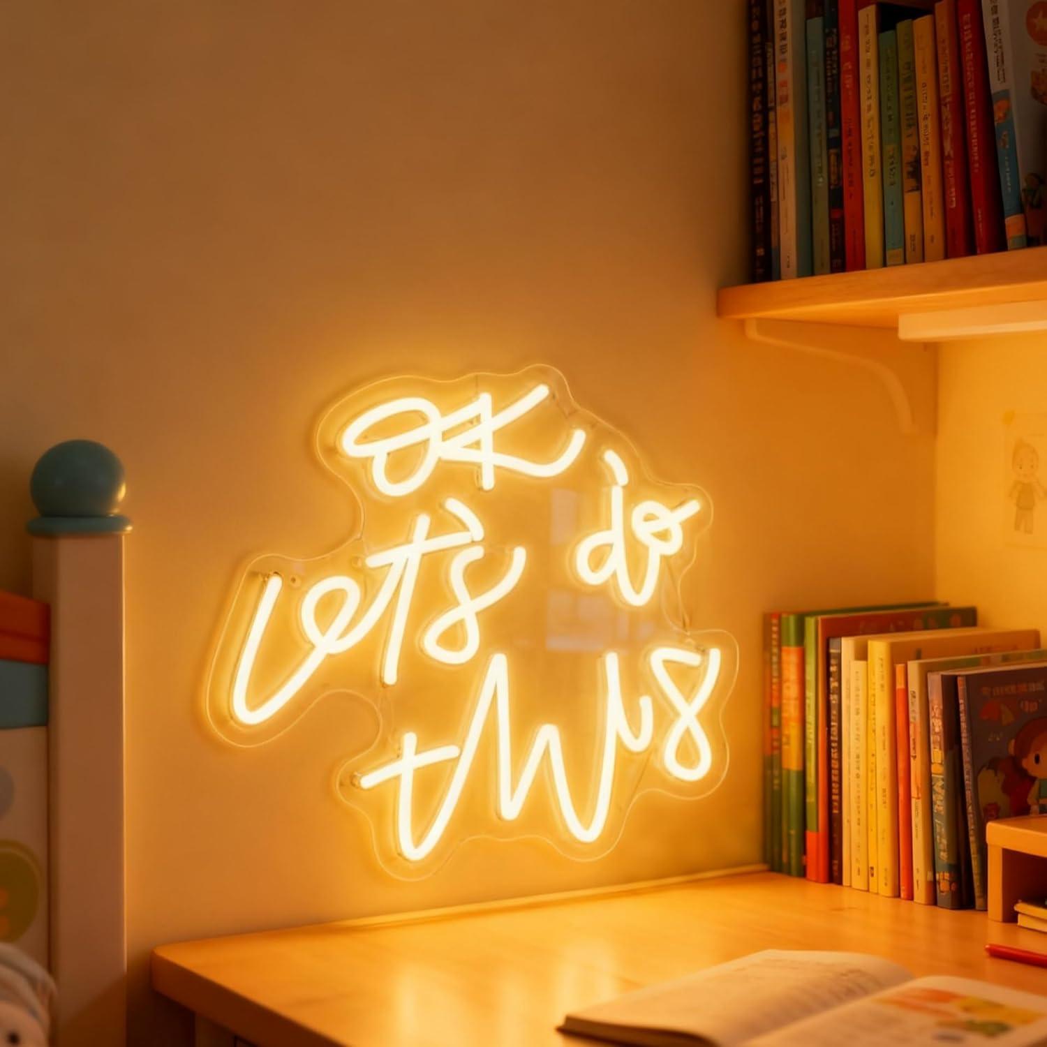 Tamam, Hadi Yapalım Bu Neon Ta - Ok Lighting Decor incelemesi ve fiyatı