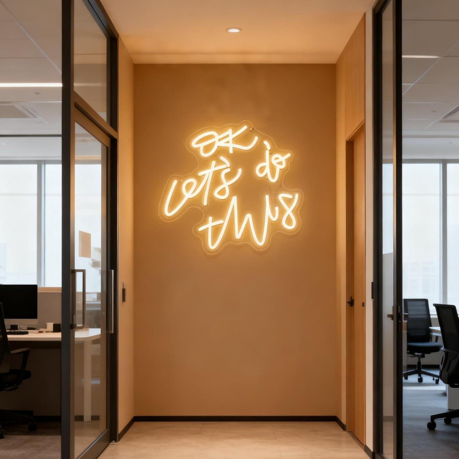 Tamam, Hadi Yapalım Bu Neon Ta - Ok Lighting Decor incelemesi ve fiyatı