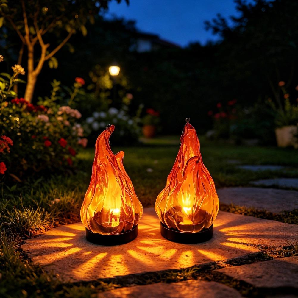 Güneş Enerjili Alev Efektli As - Garden Lighting Decor incelemesi ve fiyatı