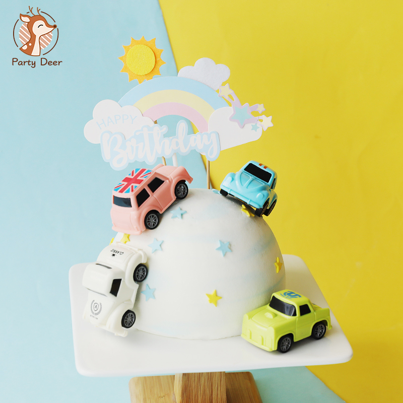 Mini Araba genel seferberlik k - Lighting Mcqueen Birthday Decor incelemesi ve fiyatı