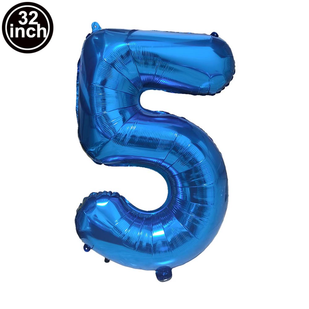 Çok Renkli Büyük Sayılar 5 Bal - Lighting Mcqueen Birthday Decor incelemesi ve fiyatı