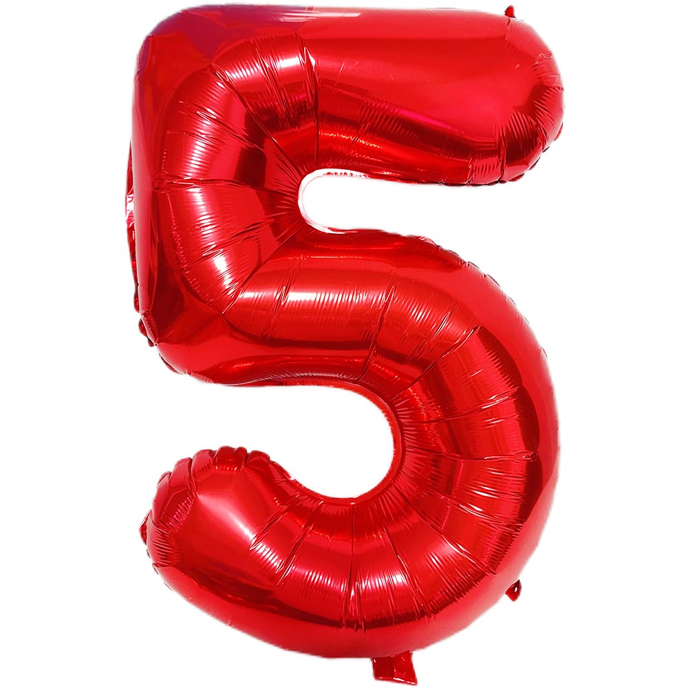 Çok Renkli Büyük Sayılar 5 Bal - Lighting Mcqueen Birthday Decor incelemesi ve fiyatı