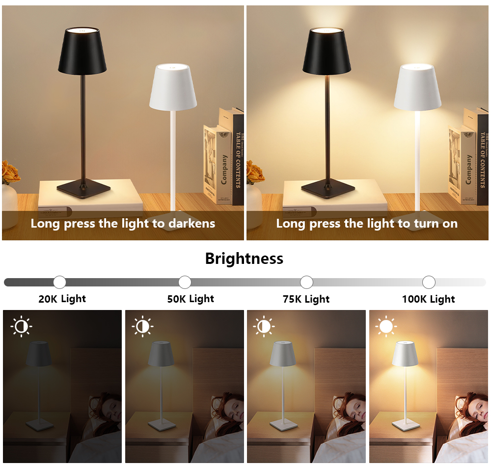 LED şarj edilebilir masa lamba - Decor Lighting & Decor Fires incelemesi ve fiyatı