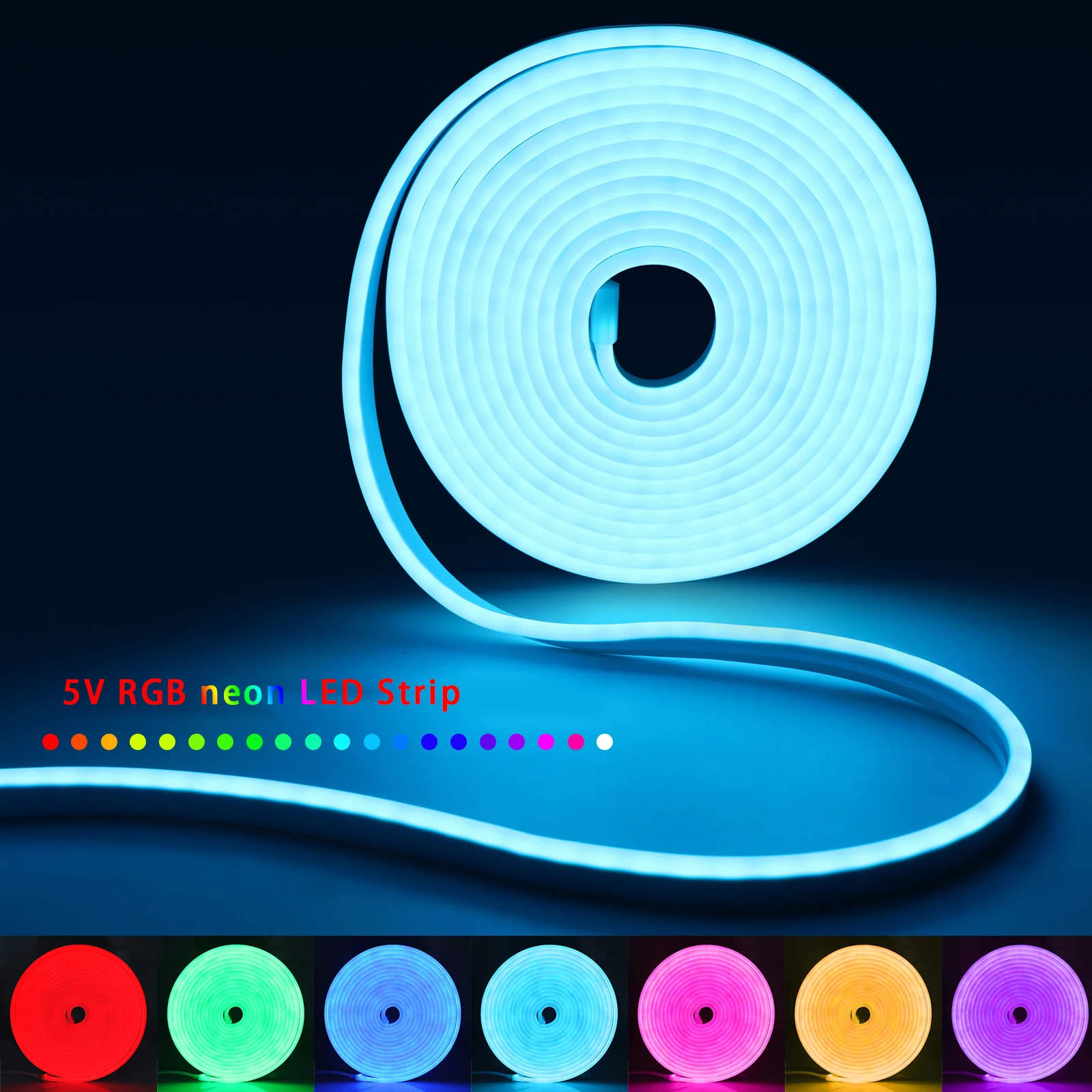 1-5m RGB LED Neon Şerit Işık 5 - Lighting Decor Home incelemesi ve fiyatı