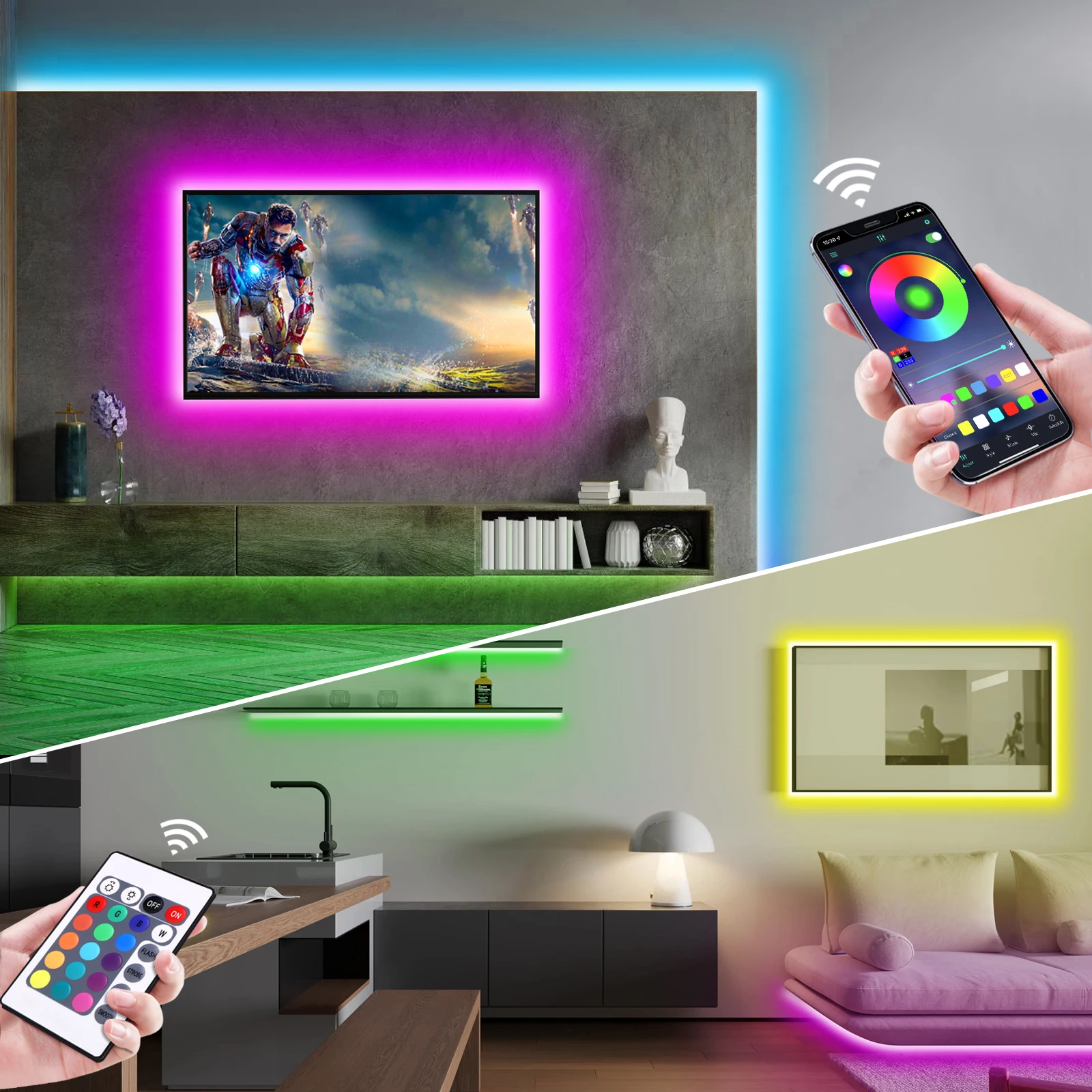 1-5m RGB LED Neon Şerit Işık 5 - Lighting Decor Home incelemesi ve fiyatı